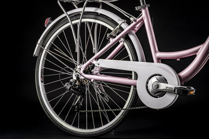 دراجة نسائية كريستال وردي - دراجتي للدراجات الهوائية