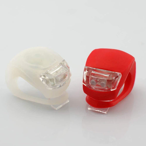 Front and Rear Silicone LED Bike Light Set  انارة من السيليكون للدراجة الهوائية - دراجتي للدراجات الهوائية