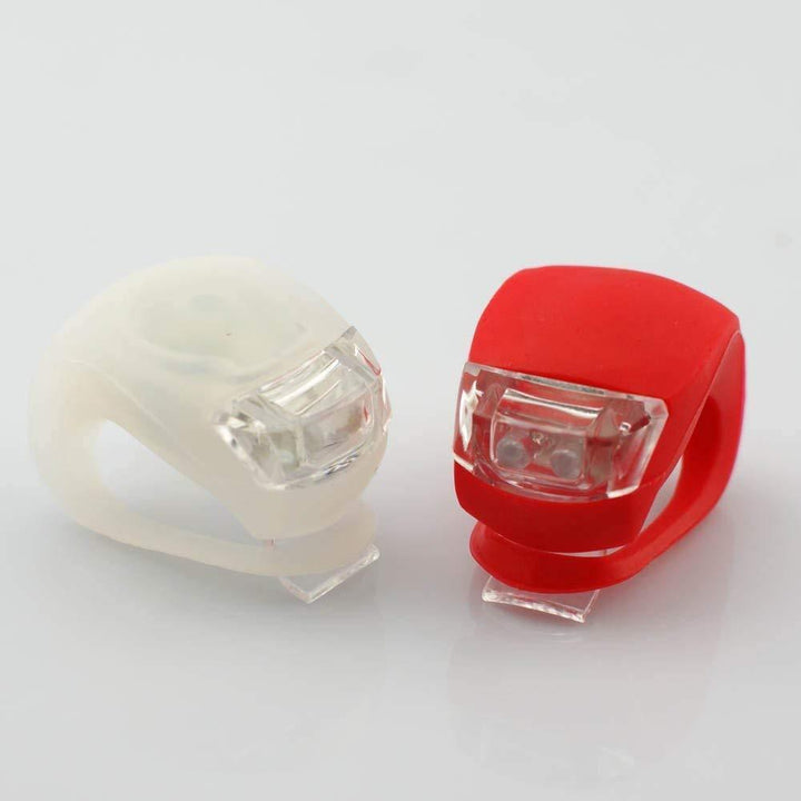 Front and Rear Silicone LED Bike Light Set  انارة من السيليكون للدراجة الهوائية - دراجتي للدراجات الهوائية