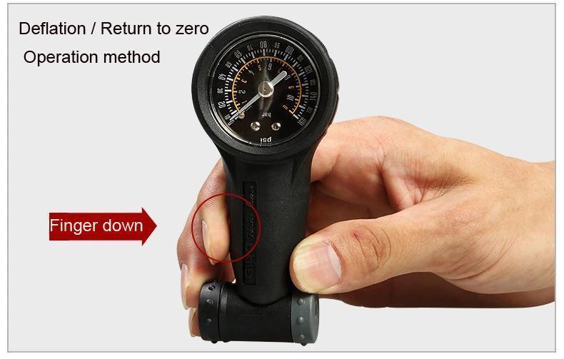 Pressure Gauge Proper Tire Pressure For Mountain Bike Dial Bike