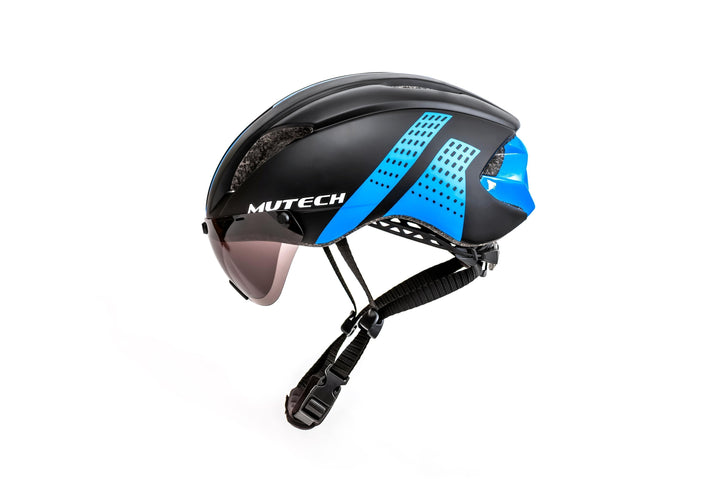 MUTECH GH-01 bike helmet with integrated sunglasses خوذة للدراجة الهوائية - دراجتي للدراجات الهوائية