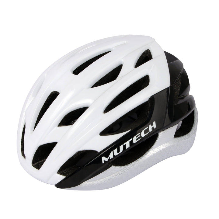 MUTECH HELMET BLACK- WHITE | خوذة للدراجة الهوائية - دراجتي للدراجات الهوائية