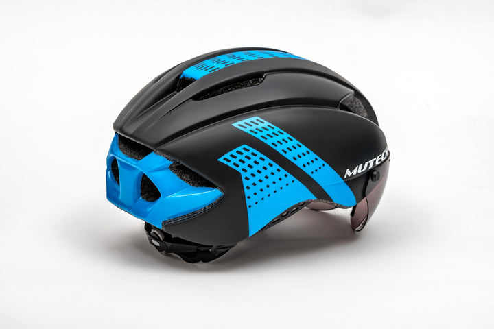 MUTECH HELMET GH-01 خوذة مع نظارة للدراجات الهوائية.