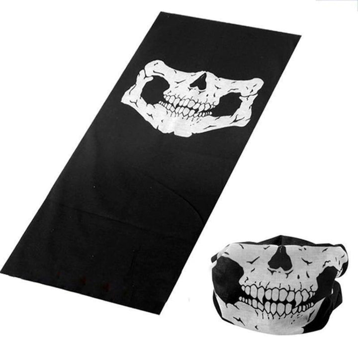 Face Mask Shield Skull Ghost - دراجتي للدراجات الهوائية