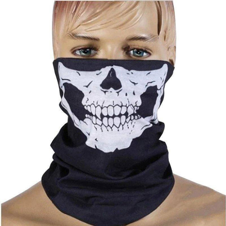 Face Mask Shield Skull Ghost - دراجتي للدراجات الهوائية
