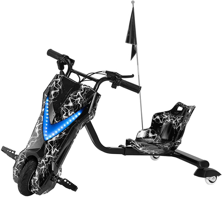 سكوتر اسود ابيض 36 | Black flash scooters 36v - دراجتي للدراجات الهوائية